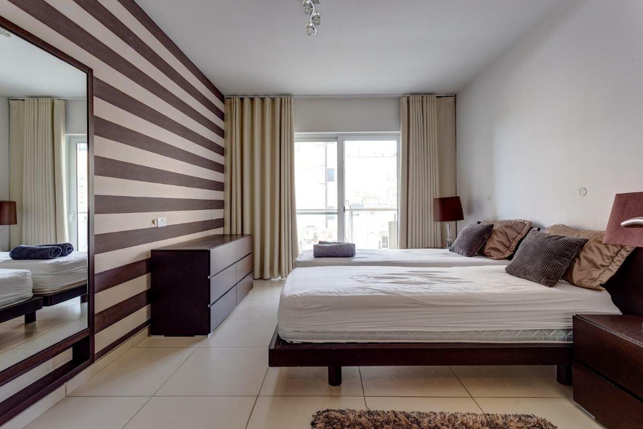 Contemporary, Luxury Apartment With Valletta And Harbour Views Sliema Buitenkant foto