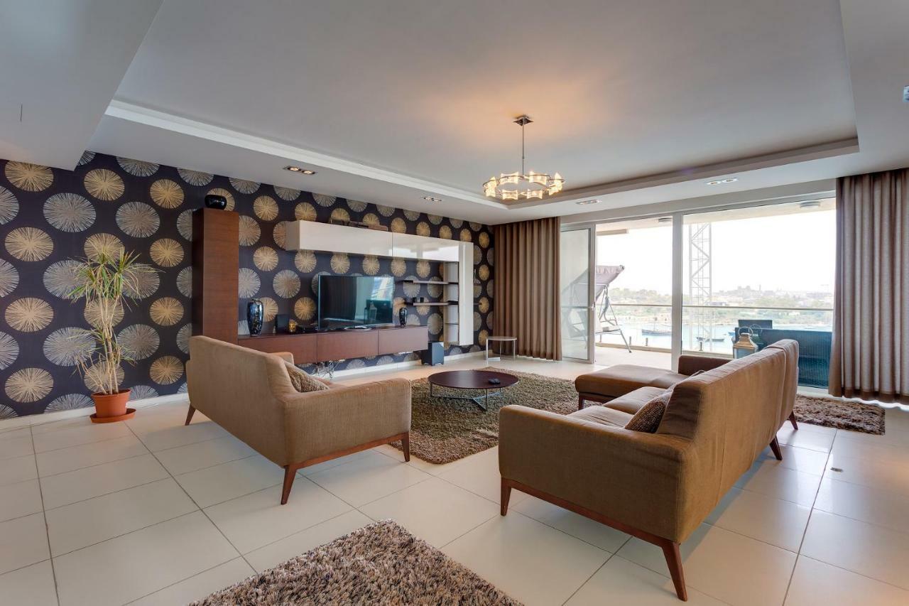 Contemporary, Luxury Apartment With Valletta And Harbour Views Sliema Buitenkant foto