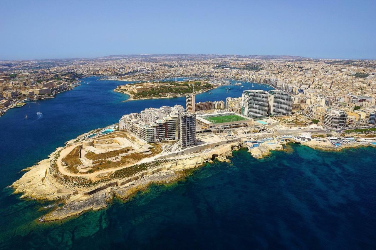 Contemporary, Luxury Apartment With Valletta And Harbour Views Sliema Buitenkant foto