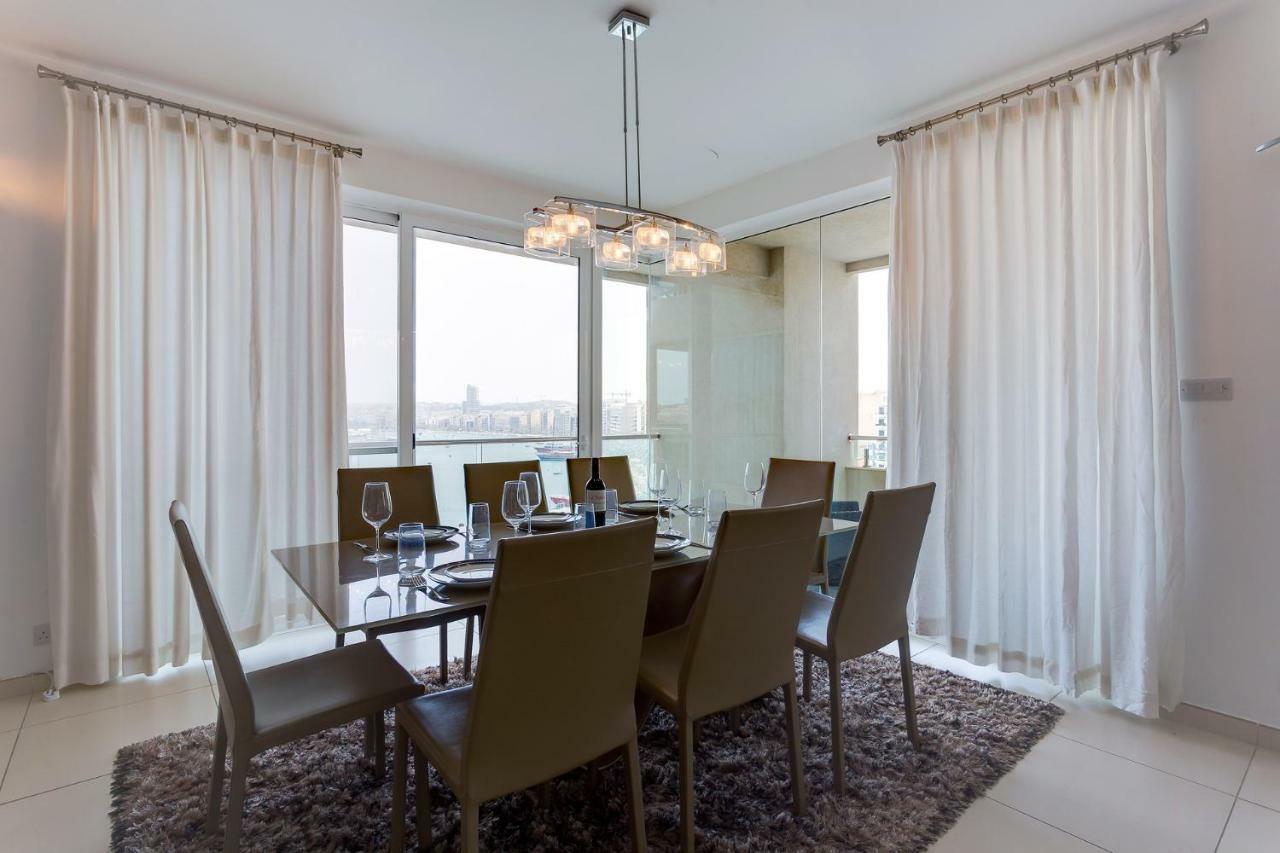 Contemporary, Luxury Apartment With Valletta And Harbour Views Sliema Buitenkant foto